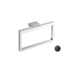 h+m Parallel Black Series Towel Ring 250mm - BP29033