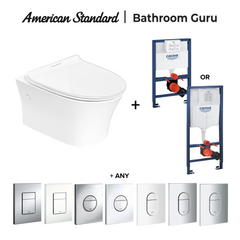 AMERICAN STANDARD Signature Wall Hung Toilet Bundle Set (CCAS3140-W20400F0)