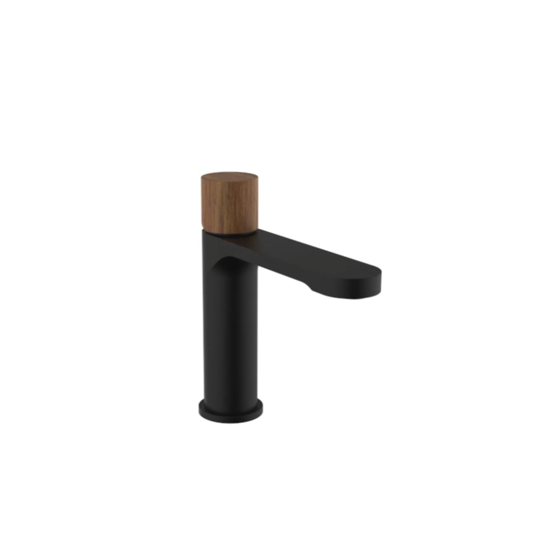 h+m Flow Deck Mount Single Lever Basin Mixer (Customisable Handles)