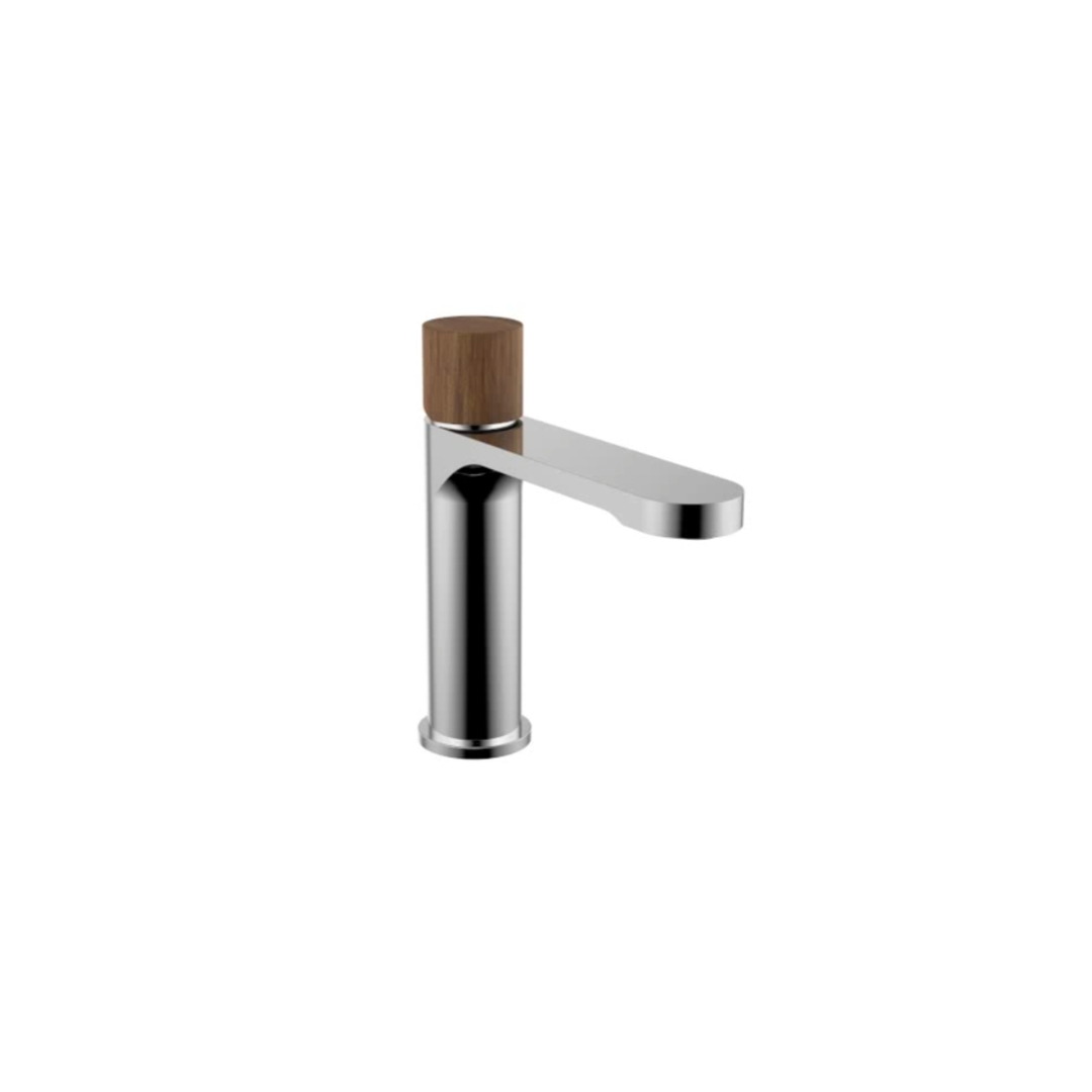 h+m Flow Deck Mount Single Lever Basin Mixer (Customisable Handles)