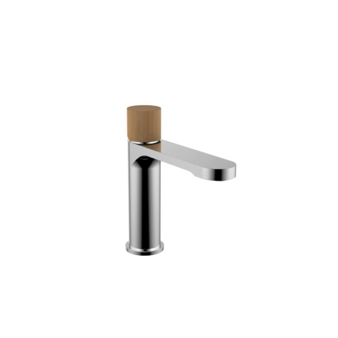 h+m Flow Deck Mount Single Lever Basin Mixer (Customisable Handles)