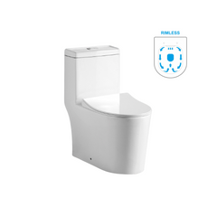 h+m One-Piece Floorstanding WC (Rimless) - HMW003