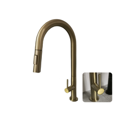 h+m Cold Water Kitchen Tap with Pull-Out Spout - KX8111