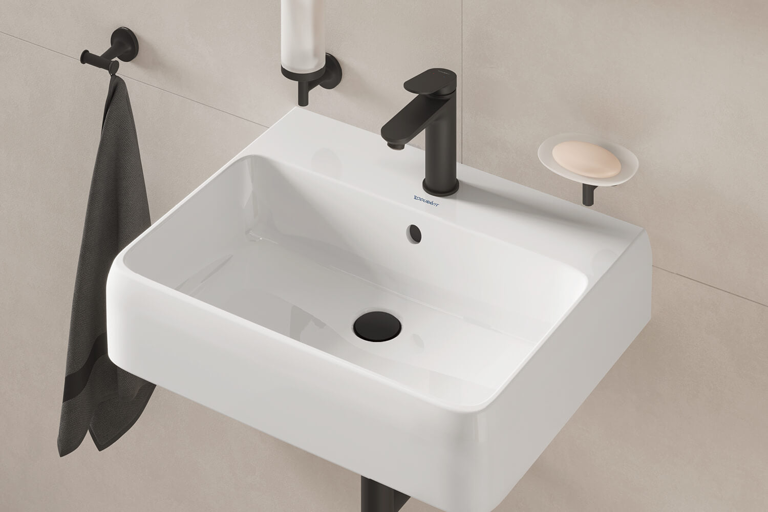 Duravit WAVE Single Lever Basin Mixer M Size - WA1020002