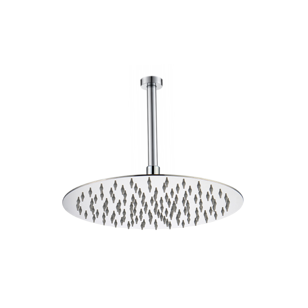 h+m Round Overhead Rainshower 250mm - SR003CR/MB