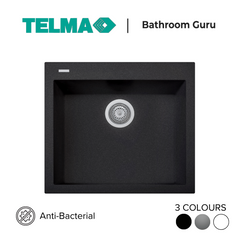 Telma One Single Bowl Granite Kitchen Sink 600mm