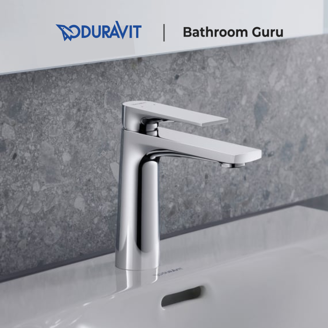 Duravit TULUM Single Lever Basin Mixer M-Size Without Waste Kit - TU1020002
