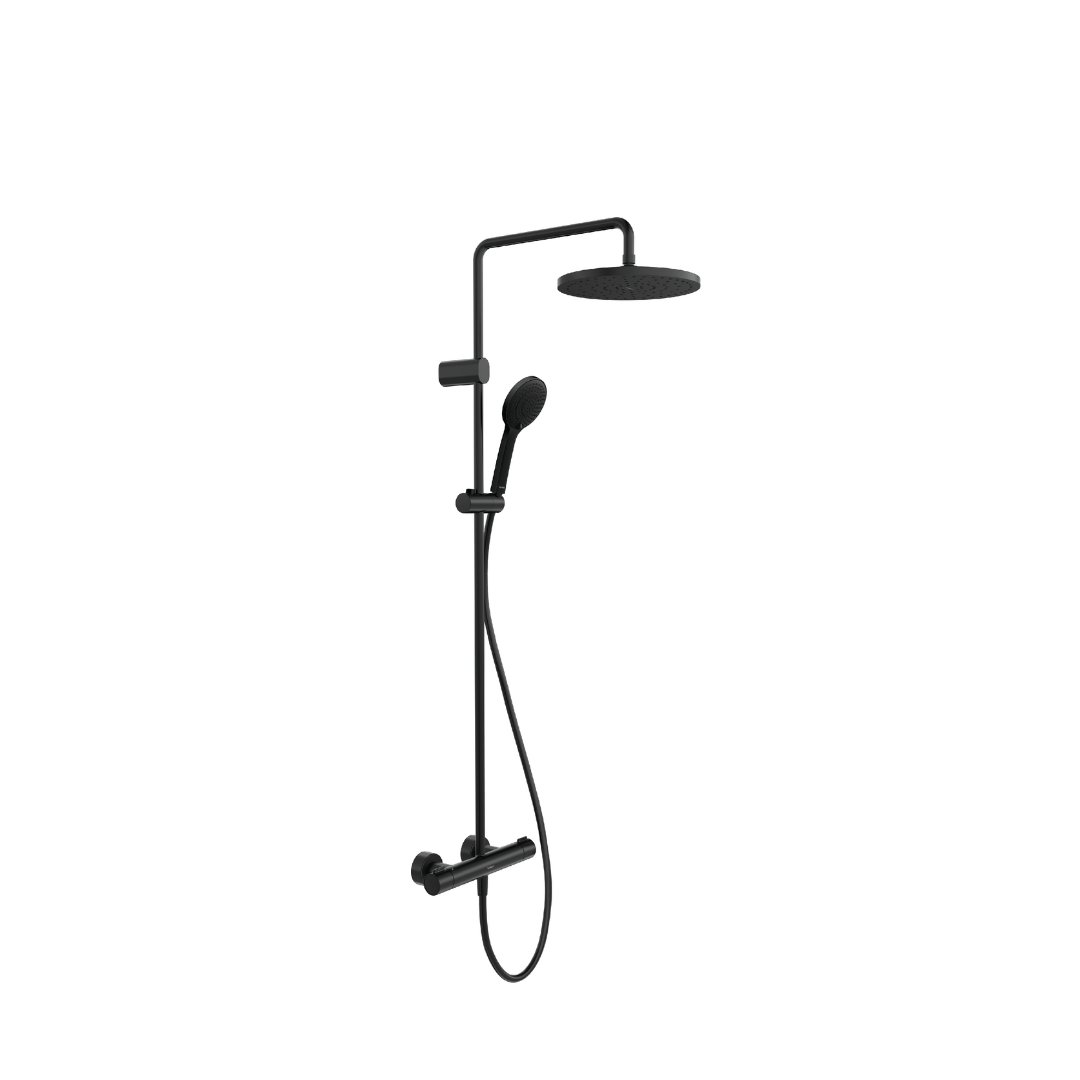 Duravit WAVE Two-Way Thermostatic Shower System for Exposed Installation - WA4280008