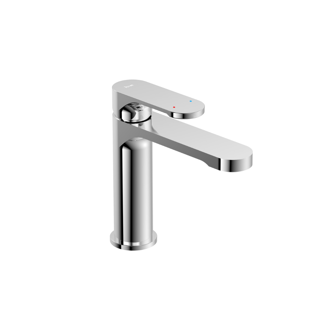 h+m Flow Deck Mount Single Lever Basin Mixer - FL101