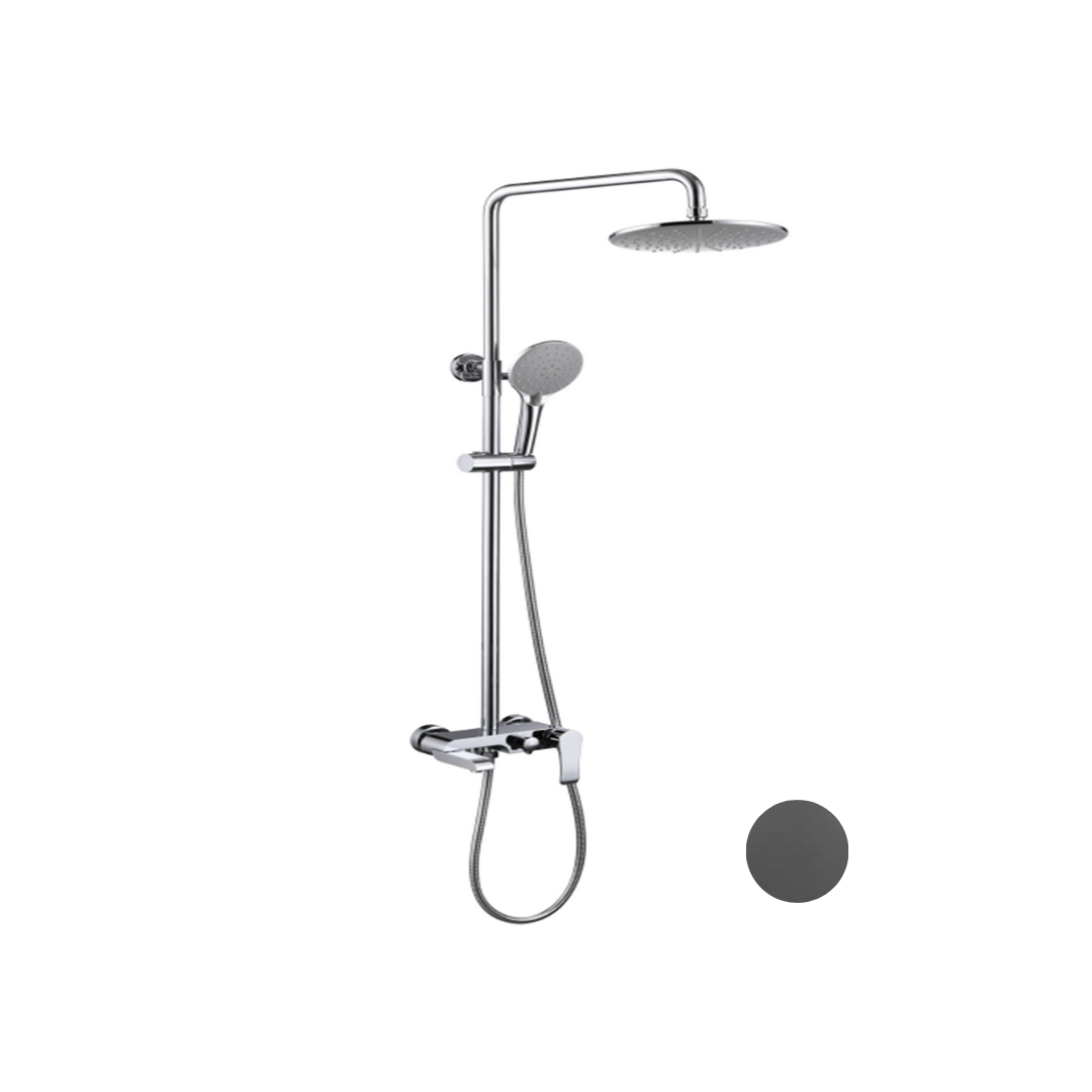 H+M Exposed Shower Column Set With Foldable Bath Mixer Spout KX8206