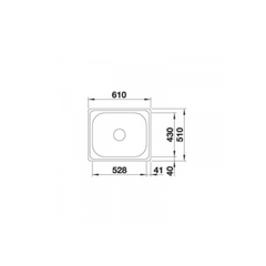 Blanco Plenta 6 insert sink 235633 
