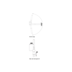 Blanco Linus-S pull-out kitchen mixer chrome 512402 