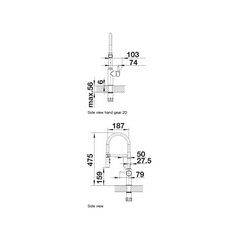 Blanco Catris-S Flexo kitchen mixer chrome 525791