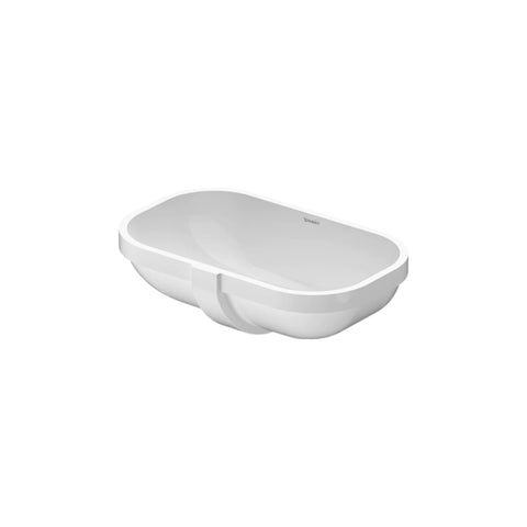 Duravit D-code undercounter basin with overflow DUR-0338490000-WHI