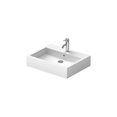Duravit Vero rectangular countertop basin 595mm DUR-0452600000-WHI
