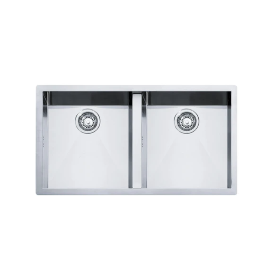 Franke Planar PZX 120-82 Stainless Steel Undermount Double Bowl Sink