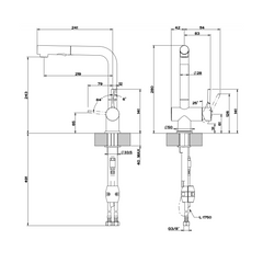 Gessi Cucinai Single Lever Kitchen Mixer 50203-031