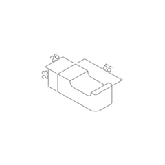 H+M VETRO NEW series robe hook 21709GM