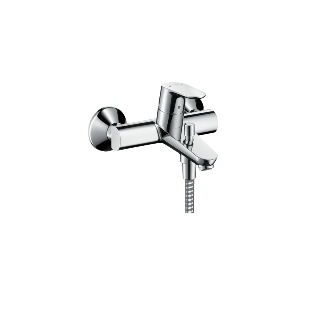Hansgrohe Focus single lever bath mixer, DN15 for exposed installation 31941009