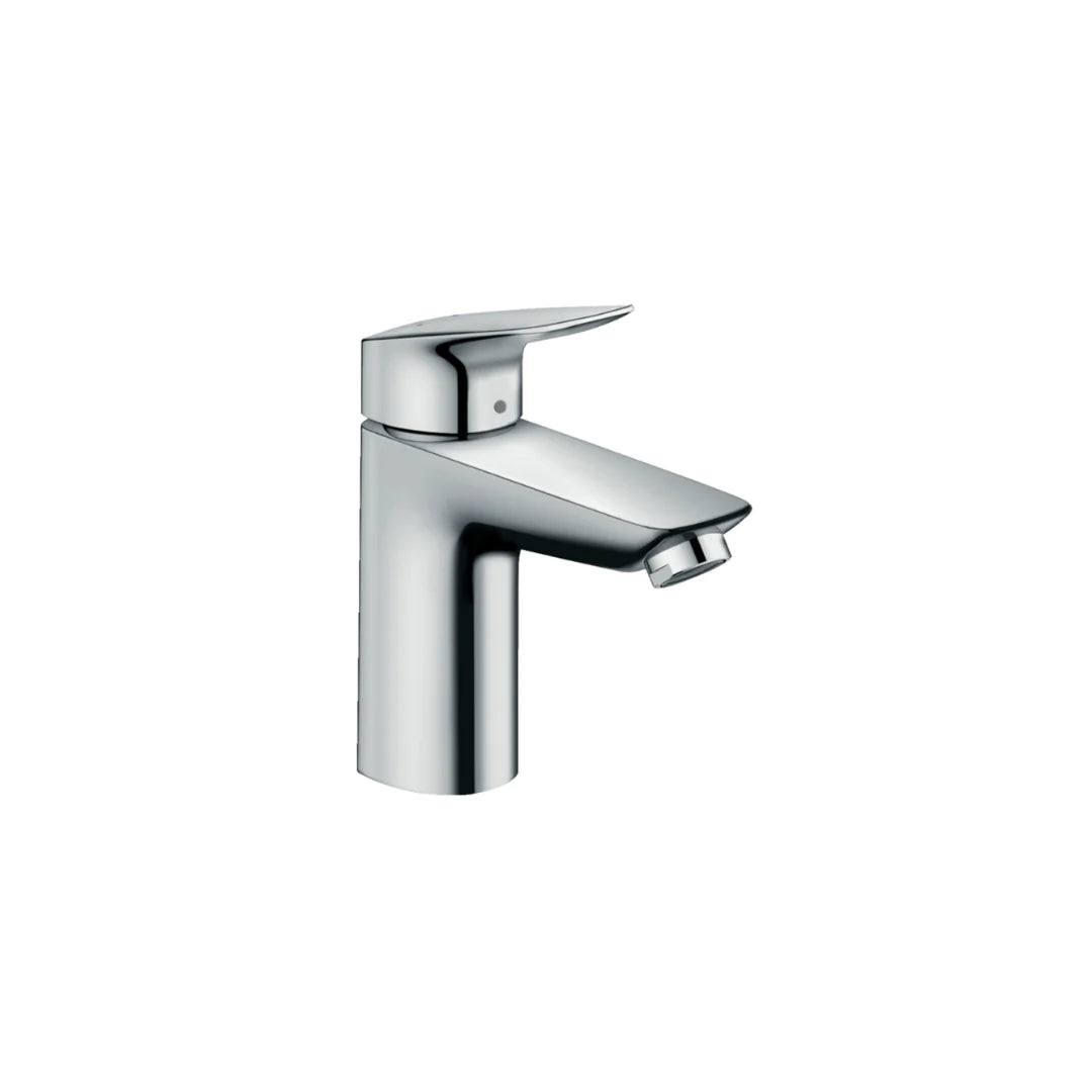 Hansgrohe Logis single lever basin mixer 100, DN15 comes with pop-up waste set G 1-1/4 71297009