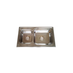 Monic I-P two-bowl inset sink MON-IP-SST