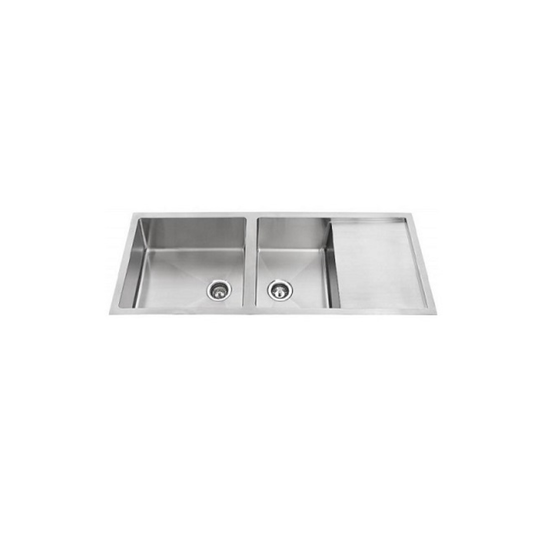 Monic Stainless steel 2-bowl 1-drainer undermount/drop-in sink MON-SQM1308-SST
