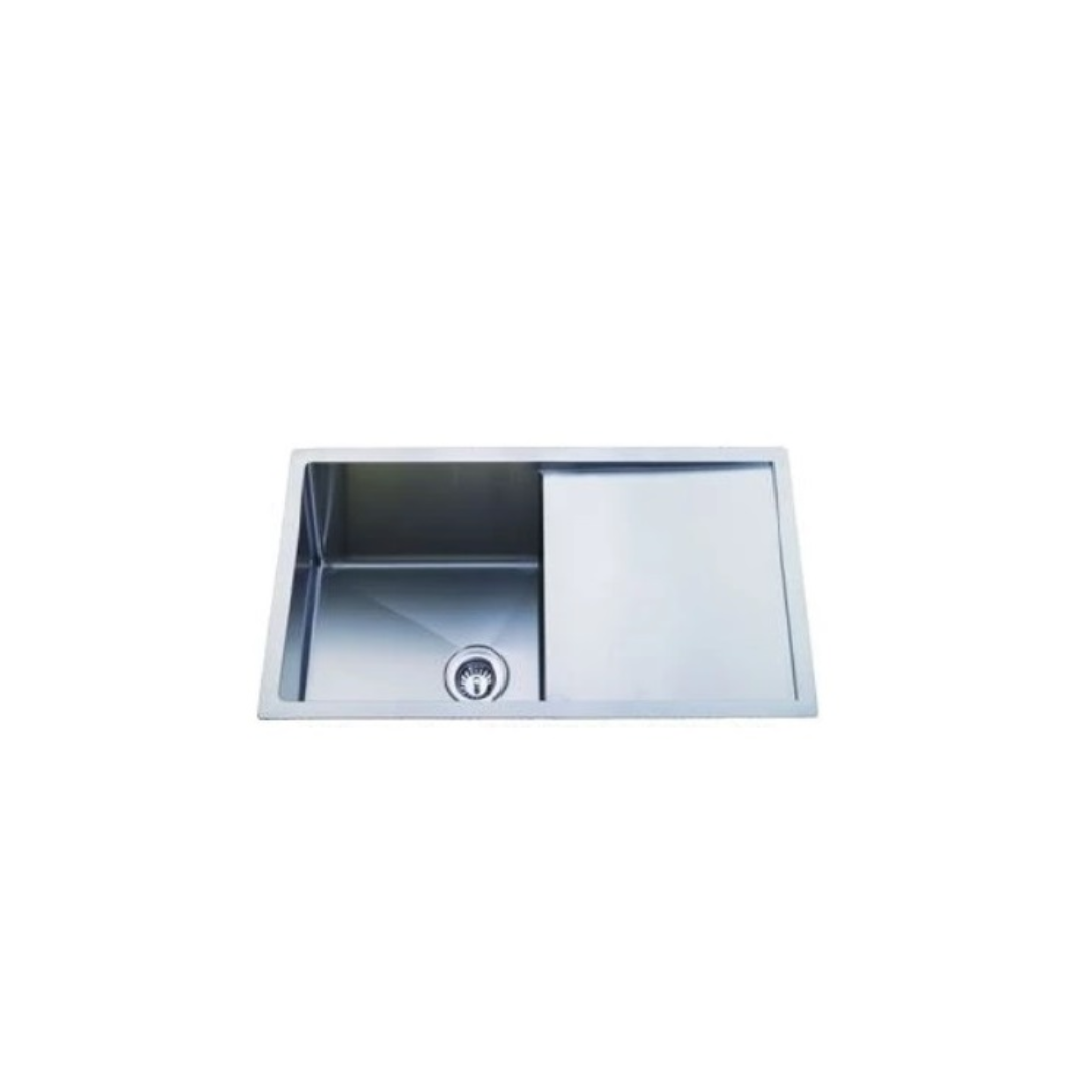 Monic Stainless steel 1-bowl 1-drainer undermount/drop-in sink MON-SQM730D-SST