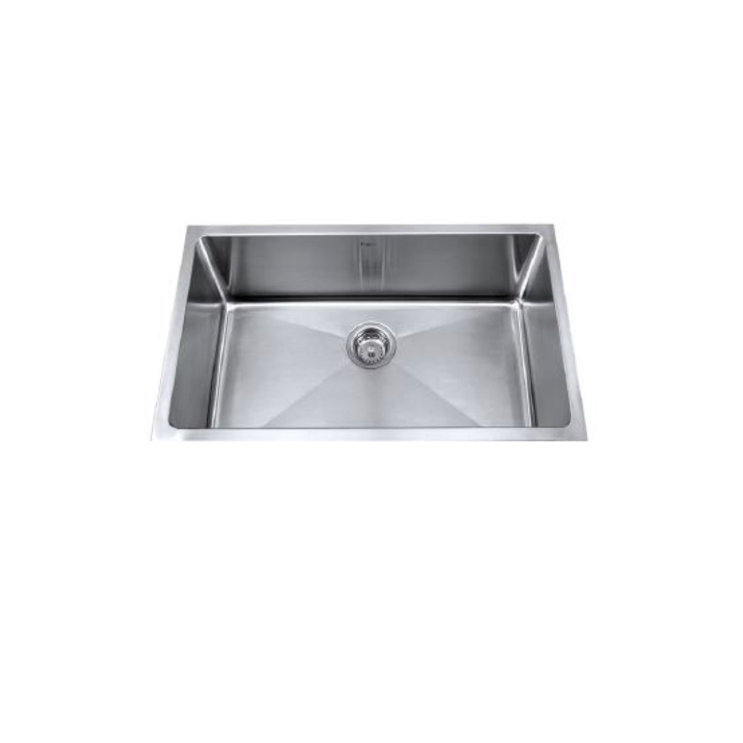 Monic Stainless steel single bowl undermount/drop-in sink MON-SQM780-SST